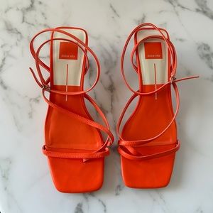 Dolce Vita Orange Strappy Sandals